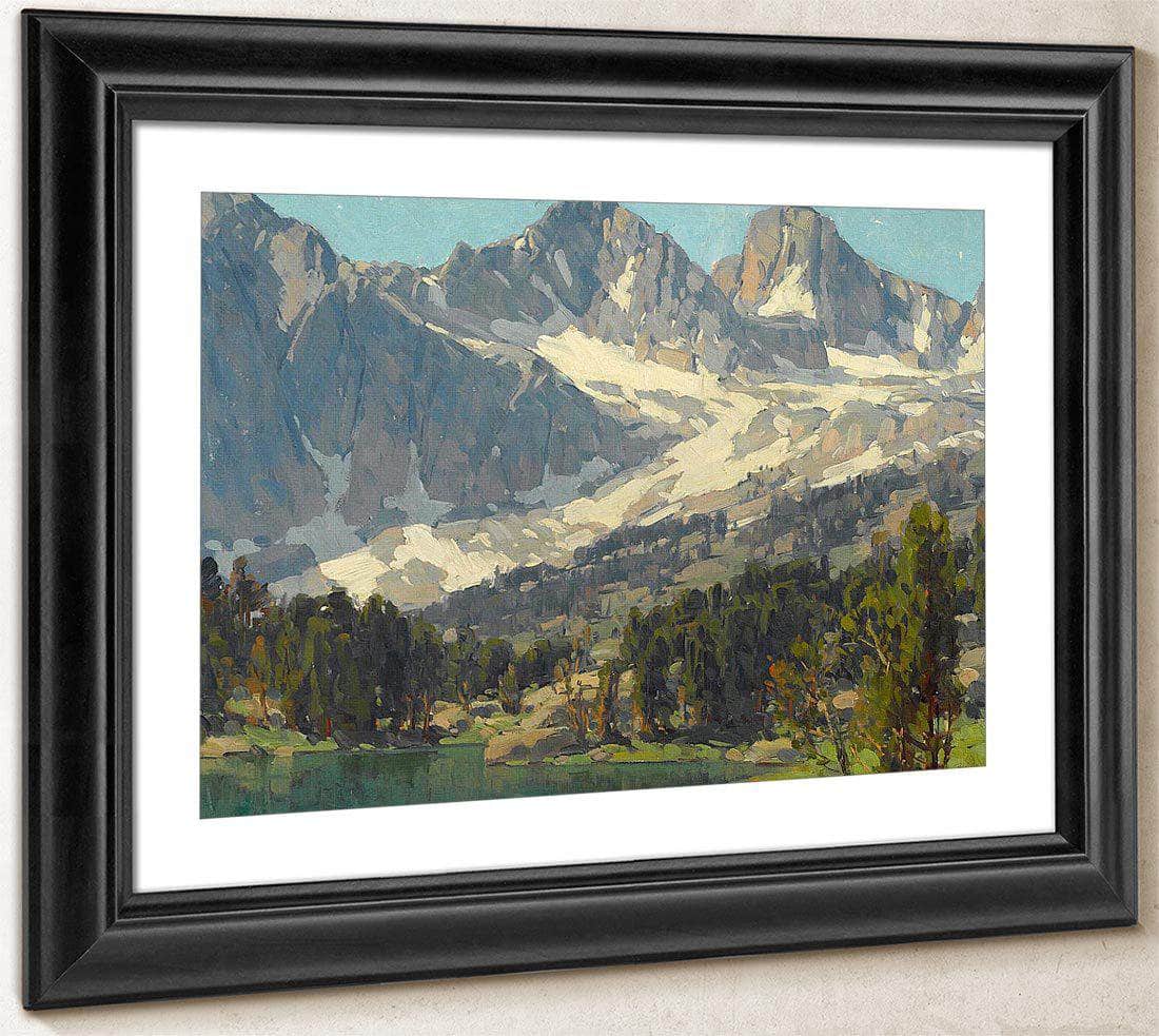 Mount Gayley And Mount Sill, Big Pine, High Sierras, California By Edgar Payne Fine Art Print