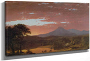 Mount Kakahdin By Fredric Edwin Church Fine Art Print