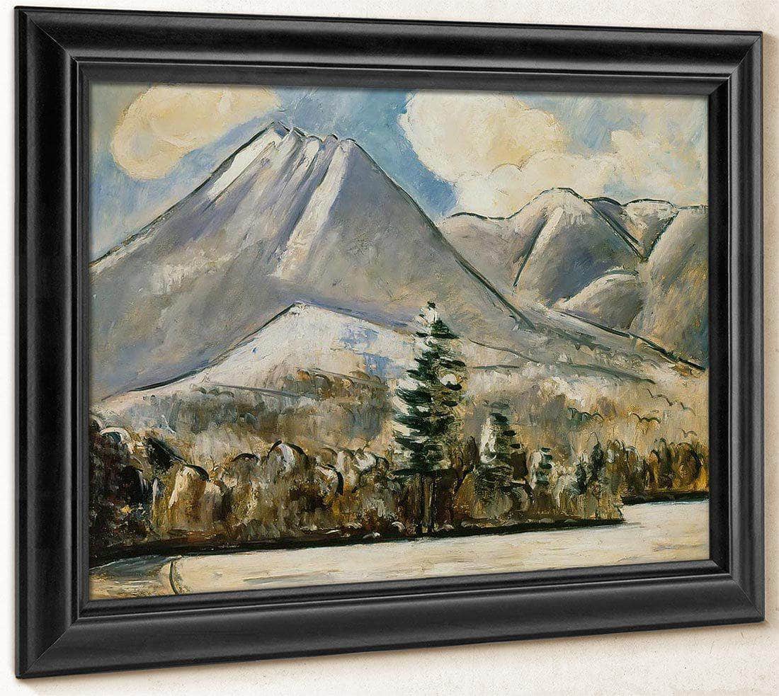 Mount Katahdin Maine First Snow No 1 By Marsden Hartley Fine Art Print