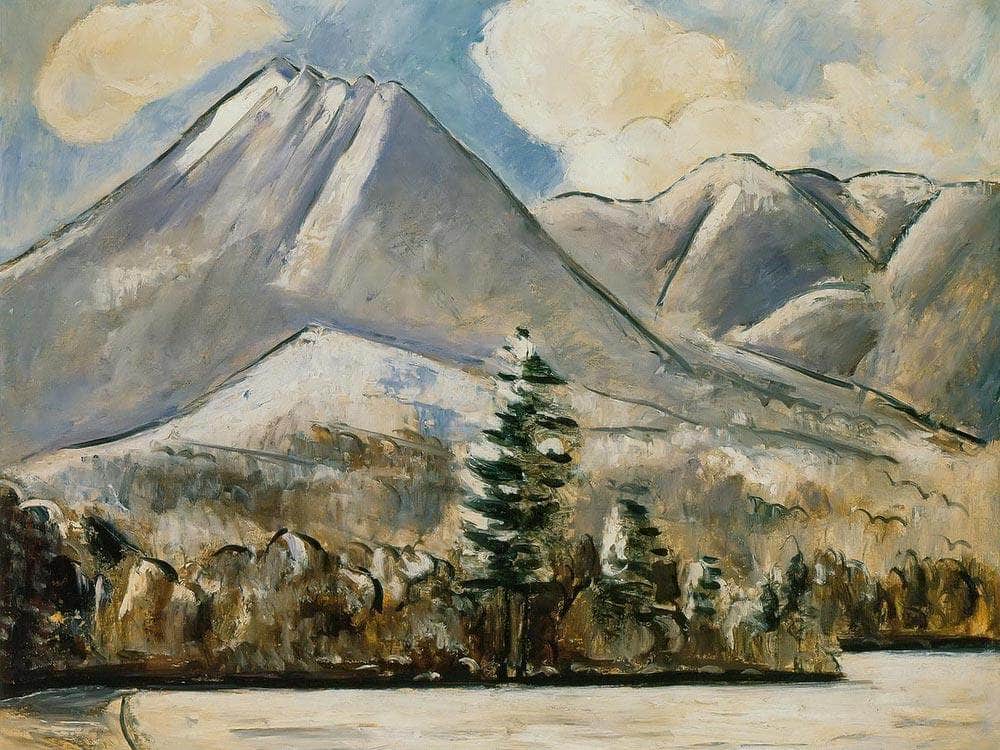 Mount Katahdin Maine First Snow No 1 By Marsden Hartley Fine Art Print