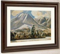 Mount Katahdin Maine First Snow No 1 By Marsden Hartley Fine Art Print