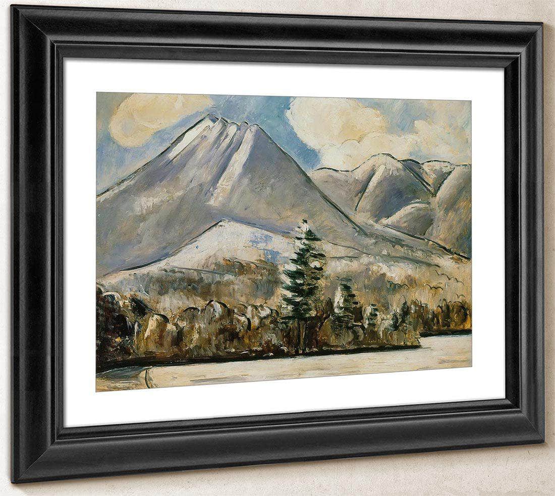 Mount Katahdin Maine First Snow No 1 By Marsden Hartley Fine Art Print