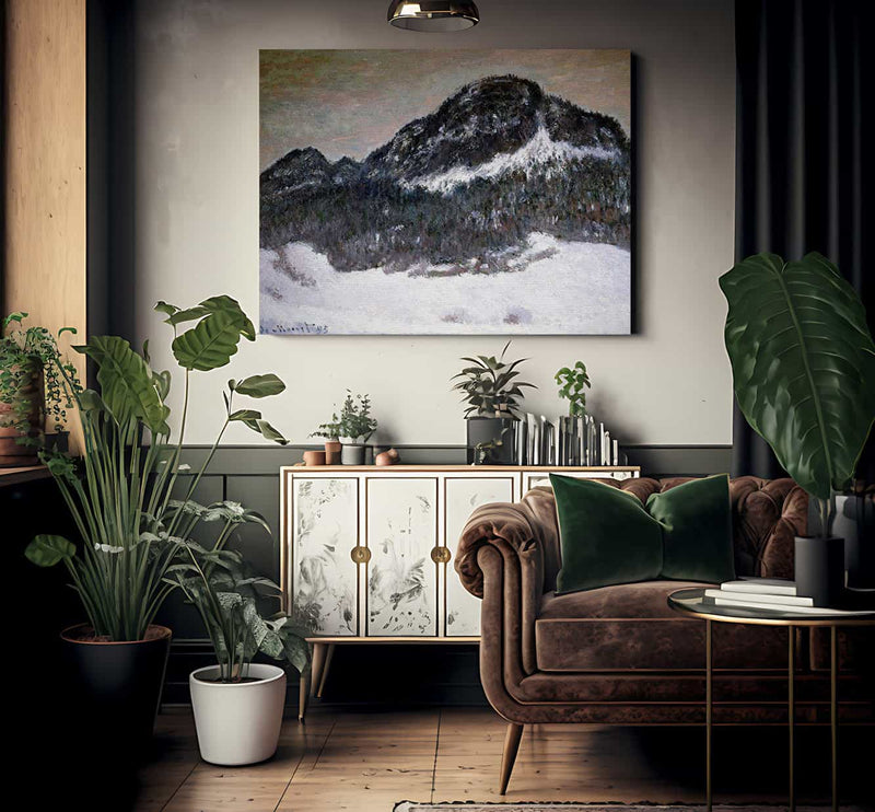 Mount Kolsaas Norway By Monet Claude Fine Art Print