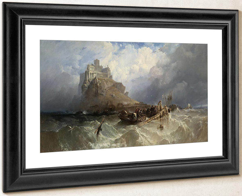 Mount St Michae Cornwall By Clarkson Stanfield Fine Art Print