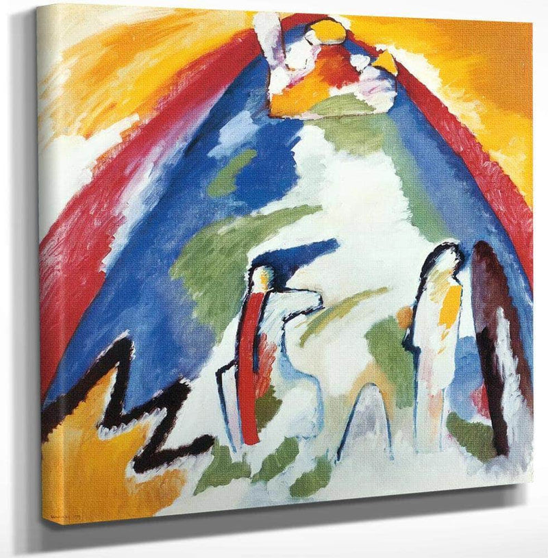 Mountain 1909 By Wassily Kandinsky Fine Art Print