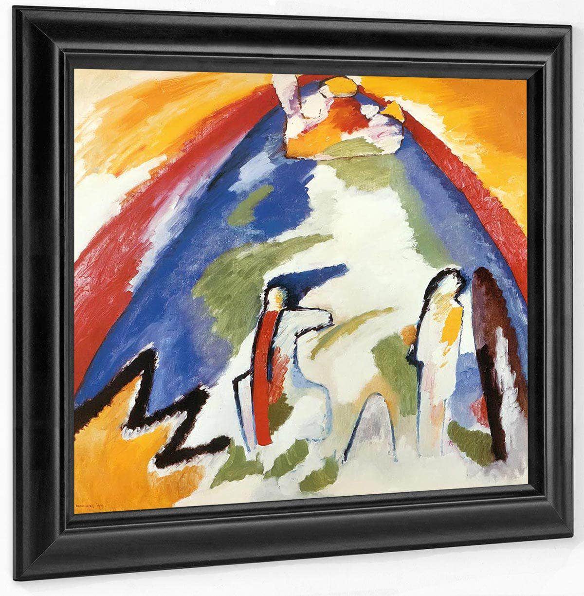 Mountain By Wassily Kandinsky Fine Art Print