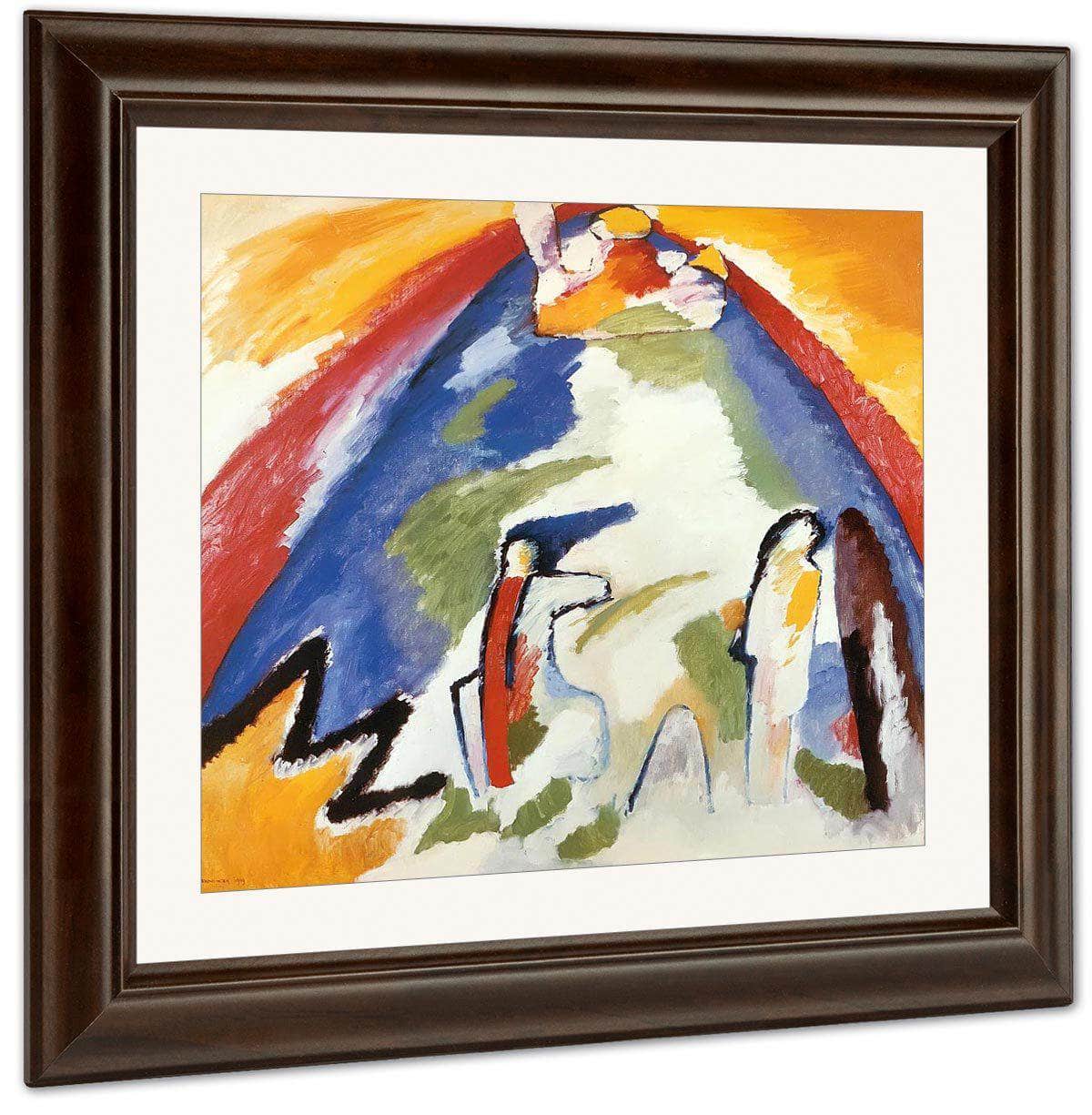 Mountain By Wassily Kandinsky Fine Art Print