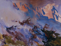 Mountain Fire By John Singer Sargent Fine Art Print