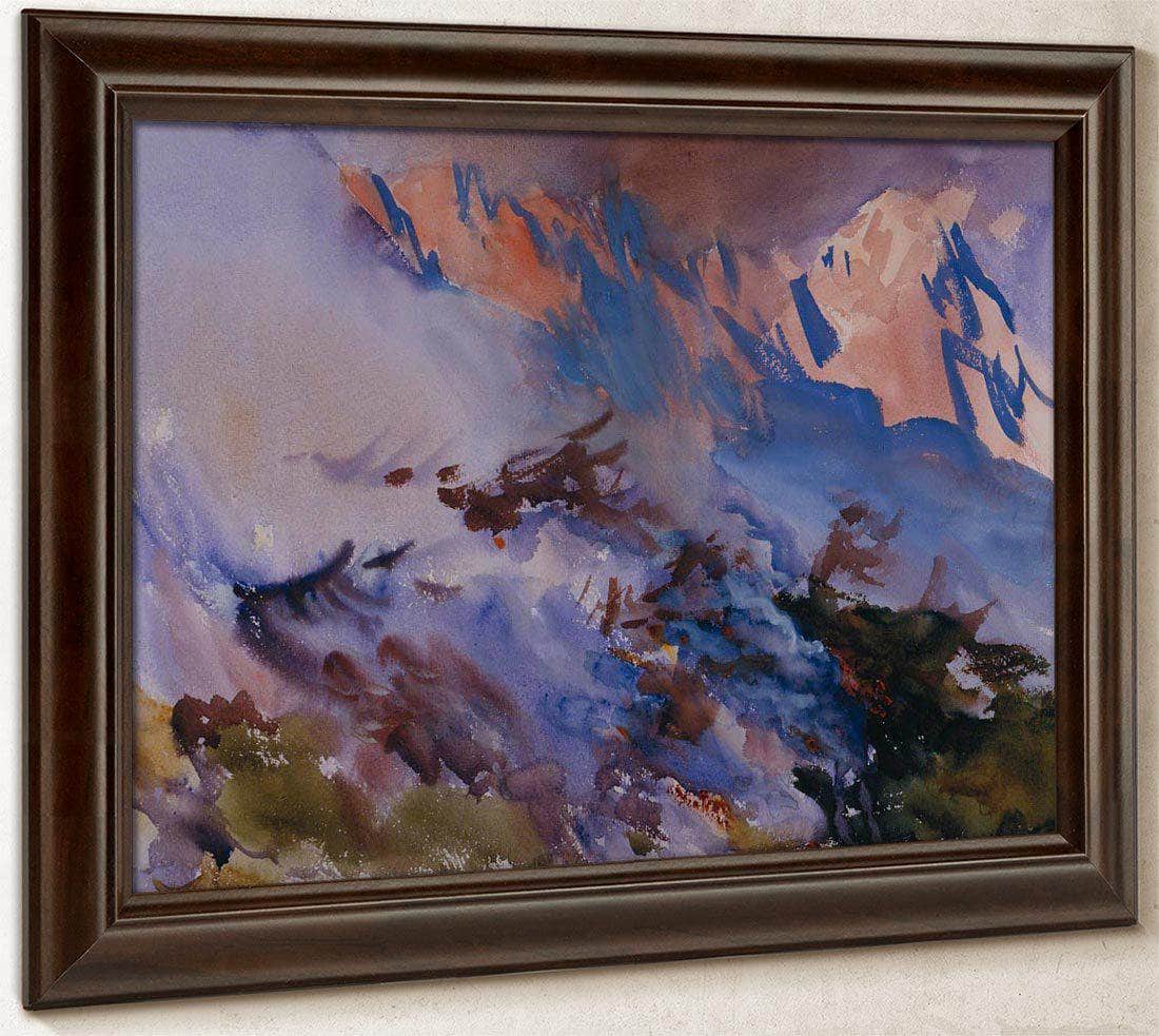 Mountain Fire By John Singer Sargent Fine Art Print