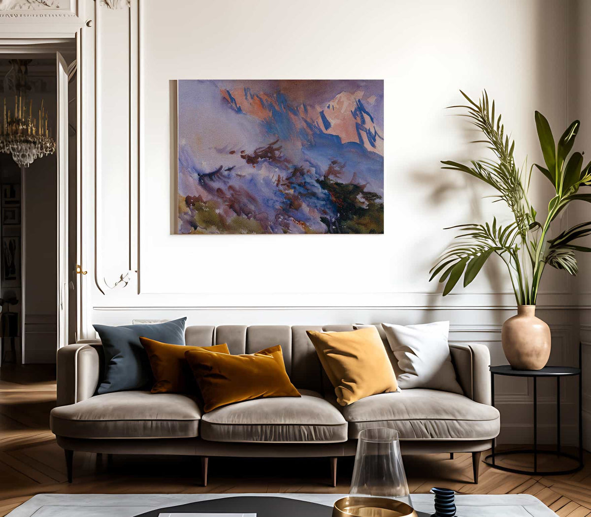 Mountain Fire By John Singer Sargent Fine Art Print