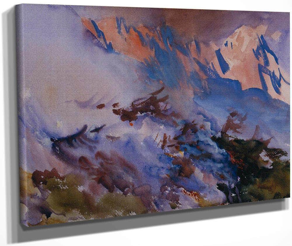 Mountain Fire By John Singer Sargent Fine Art Print