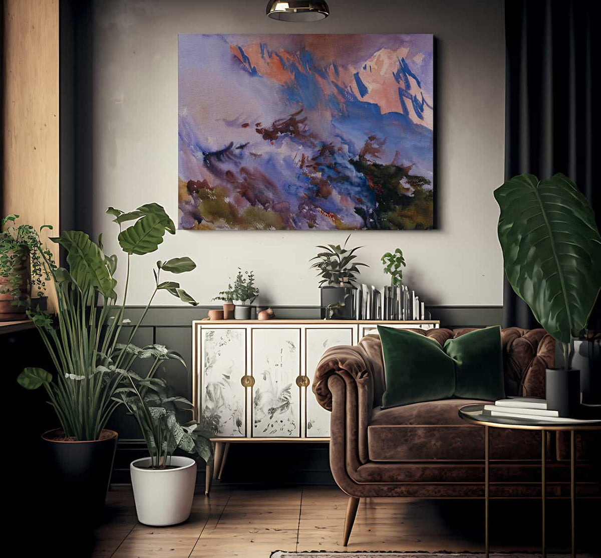 Mountain Fire By John Singer Sargent Fine Art Print