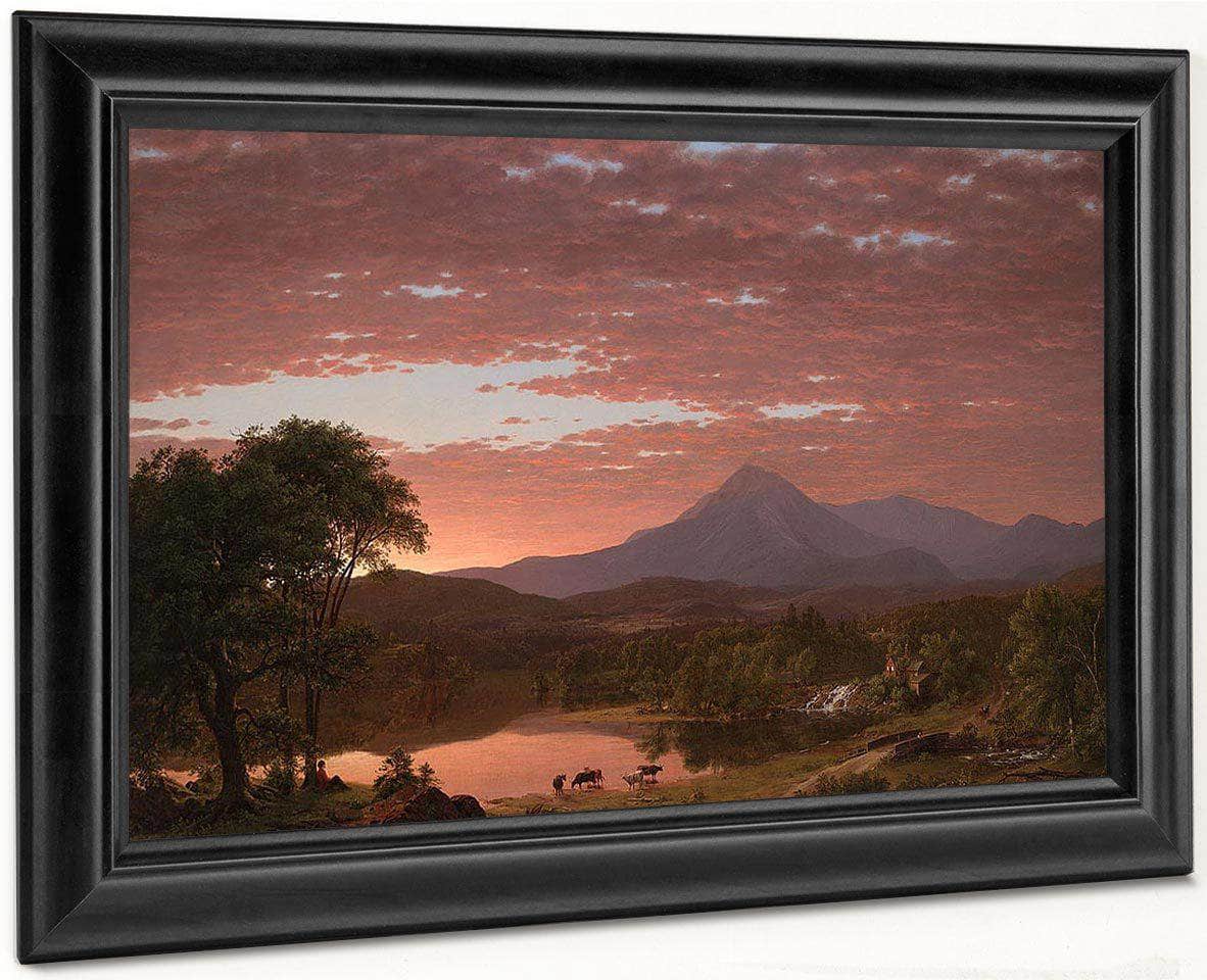 Mountain Ktaadn By Frederic Edwin Church Fine Art Print