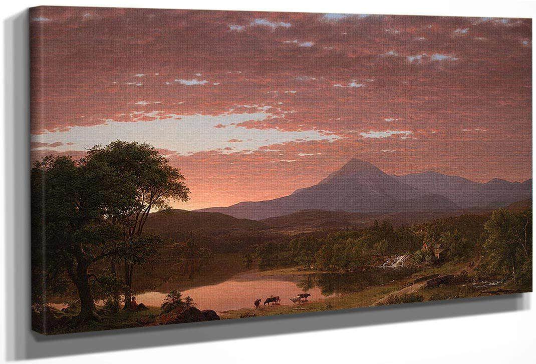 Mountain Ktaadn By Frederic Edwin Church Fine Art Print