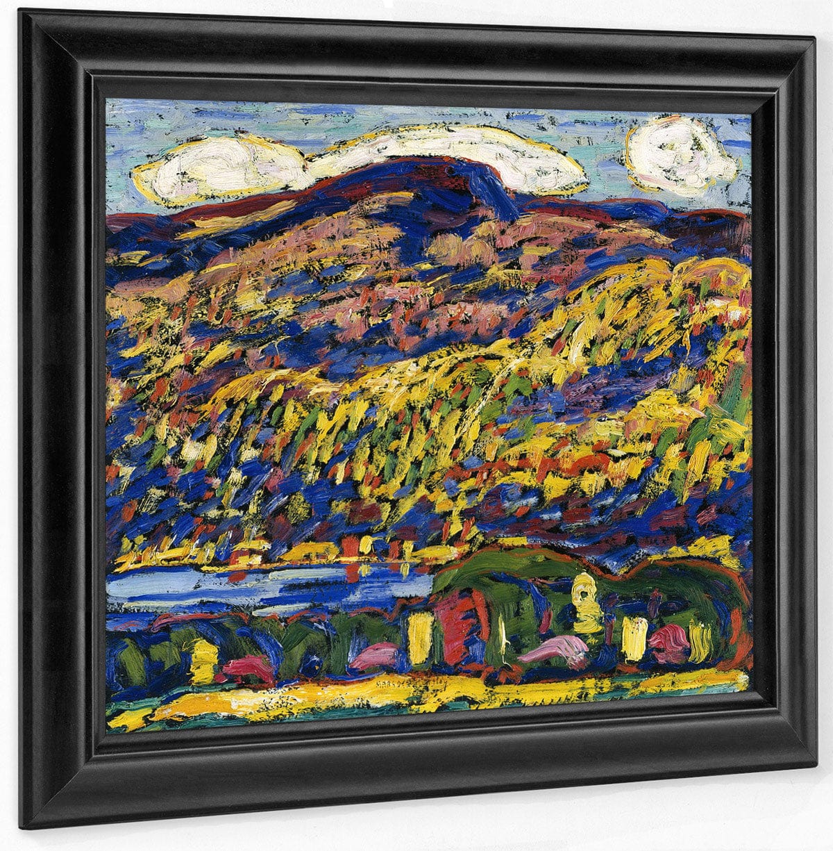 Mountain Lake Autumn By Marsden Hartley Fine Art Print