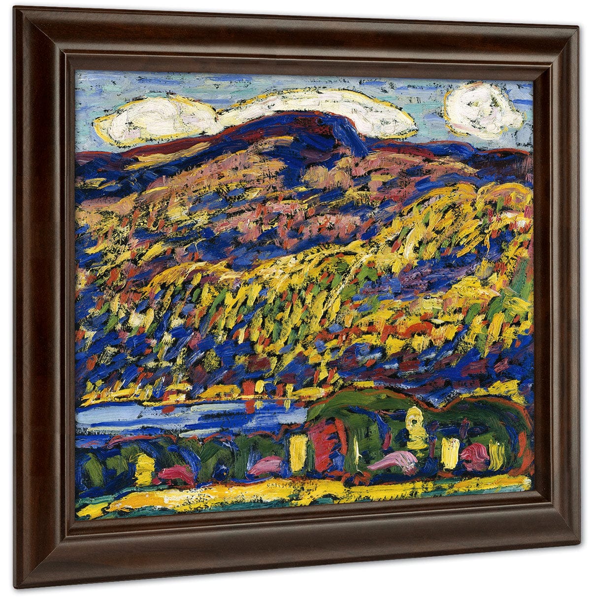 Mountain Lake Autumn By Marsden Hartley Fine Art Print