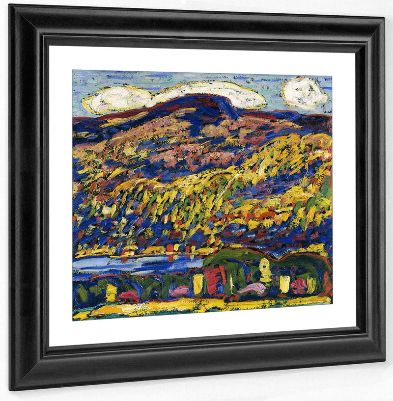 Mountain Lake Autumn By Marsden Hartley Fine Art Print
