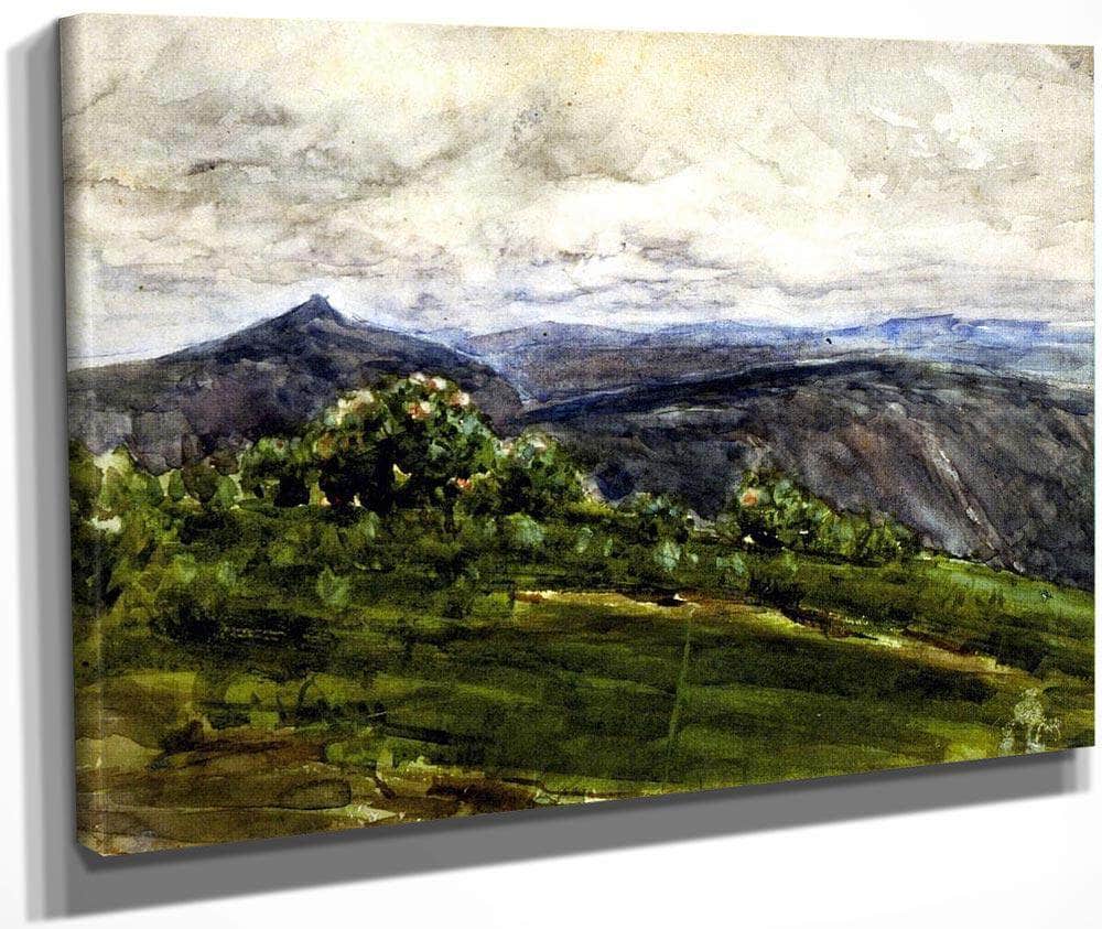 Mountain Landscape, Highlands, North Carolina By Henry Ossawa Tanner Fine Art Print