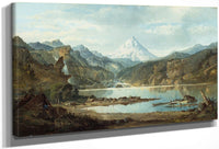 Mountain Landscape With Indians By John Mix Stanley Fine Art Print