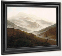 Mountain With Ascending Mist 1820 By Caspar David Friedrich Fine Art Print