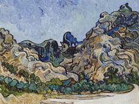 Mountains At Saint Remy (Montagnes A Saint Remy) By Vincent Van Gogh Fine Art Print