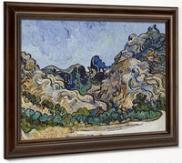 Mountains At Saint Remy (Montagnes A Saint Remy) By Vincent Van Gogh Fine Art Print