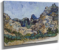 Mountains At Saint Remy (Montagnes A Saint Remy) By Vincent Van Gogh Fine Art Print