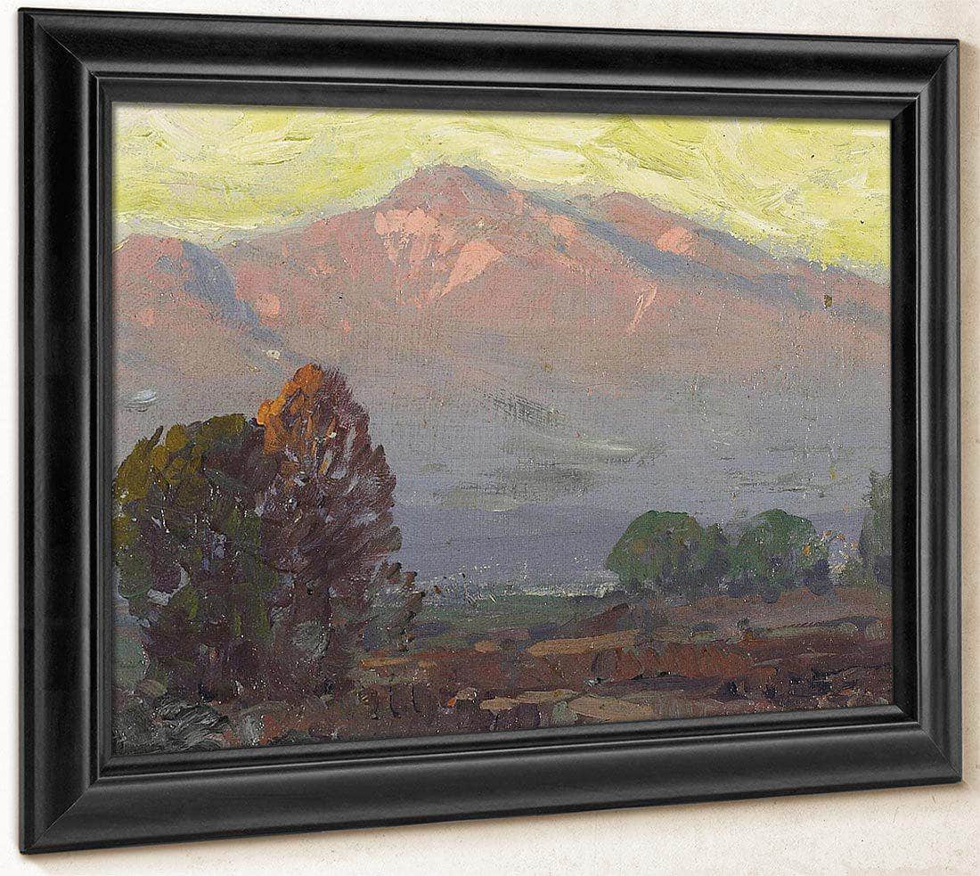 Mountains At Sundown By Edgar Payne Fine Art Print