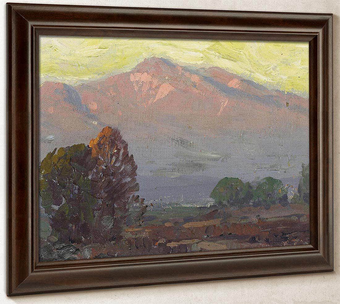 Mountains At Sundown By Edgar Payne Fine Art Print