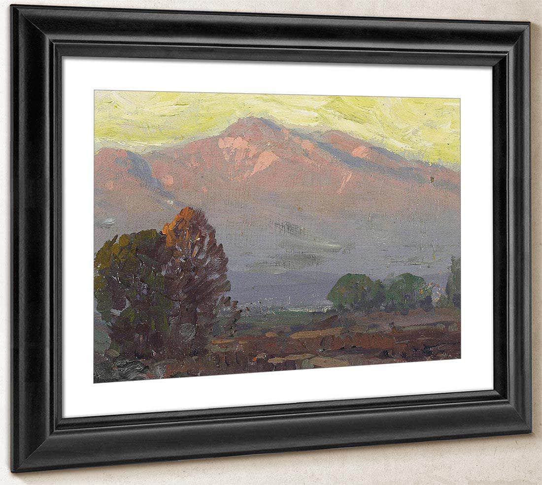 Mountains At Sundown By Edgar Payne Fine Art Print