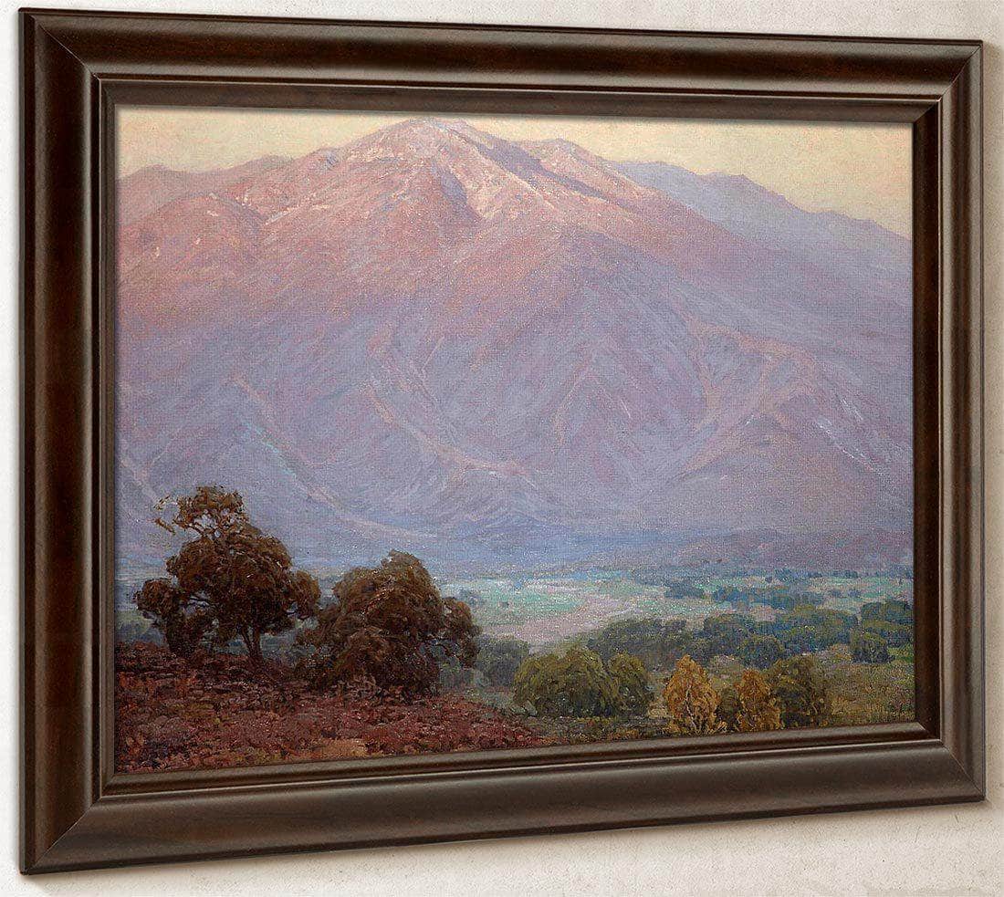 Mountains At Sunset, Santa Barbara By Edgar Payne Fine Art Print