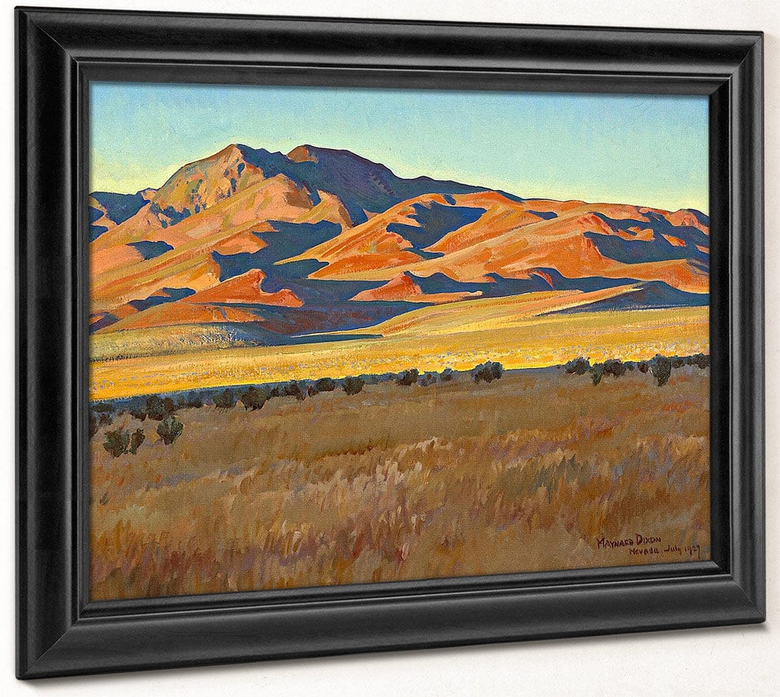 Mountains In Sunset Light (No. 368) 1927 By Maynard Dixon Fine Art Print