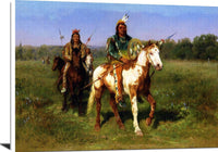 Mounted Indians Carrying Spears Painting Rosa Bonheur Canvas Art Fine Art Print