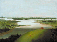 Mouth Of The Platte River, 900 Miles Above St. Louis By George Catlin Fine Art Print