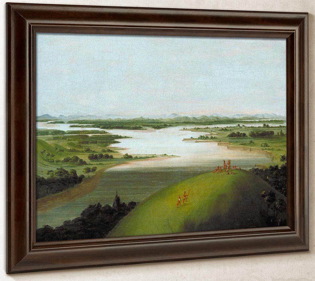 Mouth Of The Platte River, 900 Miles Above St. Louis By George Catlin Fine Art Print
