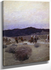 Moving Camp By NC Wyeth Fine Art Print
