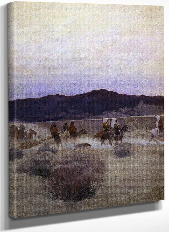 Moving Camp By NC Wyeth Fine Art Print