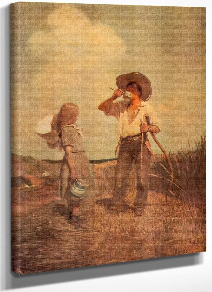 Mowing By NC Wyeth Fine Art Print
