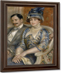 Mr. And Mrs. Gaston Bernheim De Villers (Monsieur And Madame Gaston Bernheim De Villers) By Pierre Auguste Renoir Fine Art Print