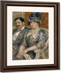 Mr. And Mrs. Gaston Bernheim De Villers (Monsieur And Madame Gaston Bernheim De Villers) By Pierre Auguste Renoir Fine Art Print