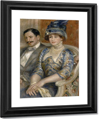 Mr. And Mrs. Gaston Bernheim De Villers (Monsieur And Madame Gaston Bernheim De Villers) By Pierre Auguste Renoir Fine Art Print