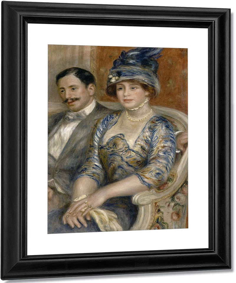 Mr. And Mrs. Gaston Bernheim De Villers (Monsieur And Madame Gaston Bernheim De Villers) By Pierre Auguste Renoir Fine Art Print