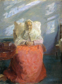 Mrs Ane Brondum In The Blue Room 1913 By Anna Ancher Fine Art Print