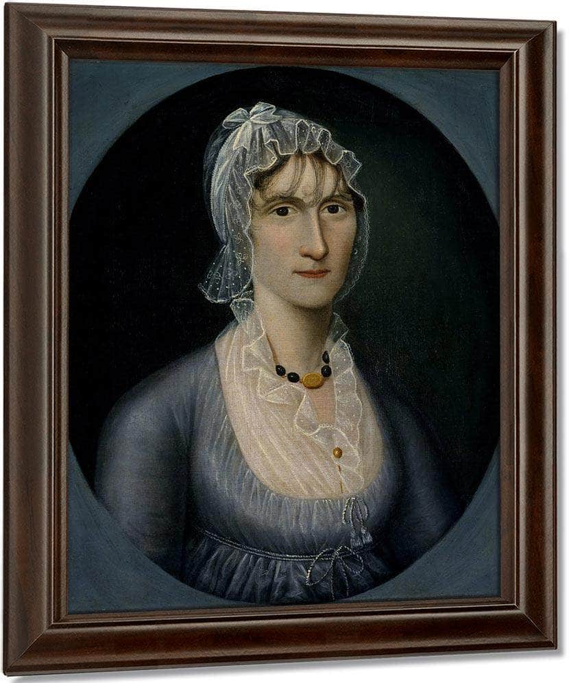 Mrs Barbara Baker Murphy 1810 By Joshua Johnson Fine Art Print