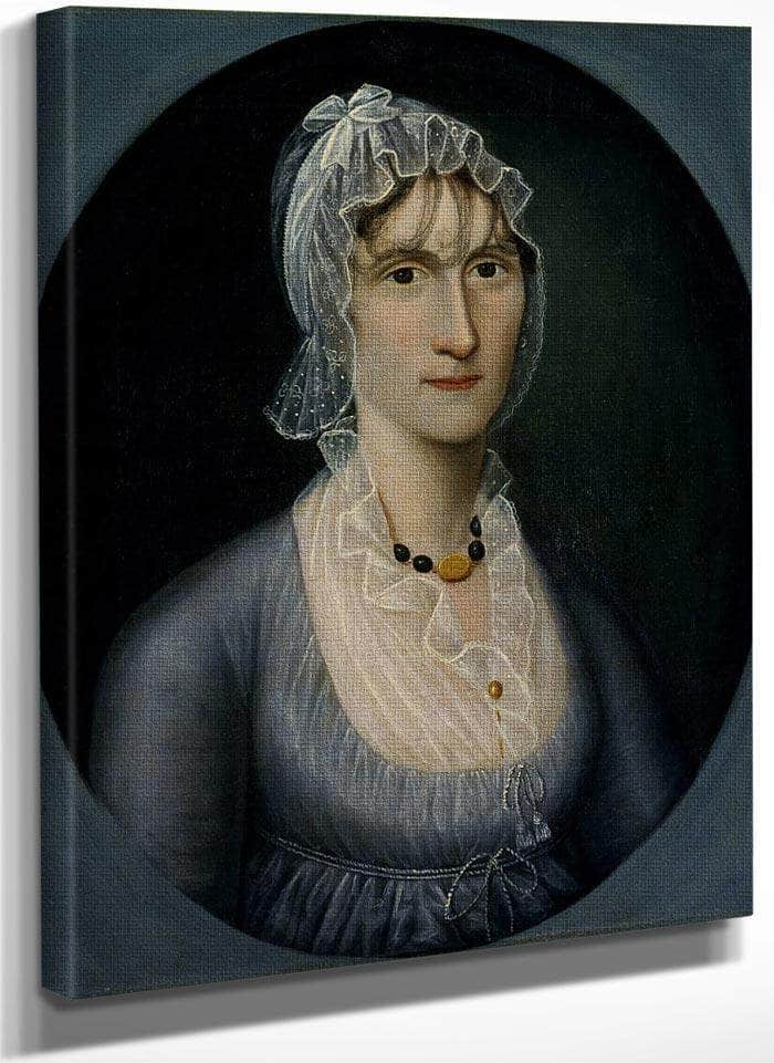 Mrs Barbara Baker Murphy 1810 By Joshua Johnson Fine Art Print