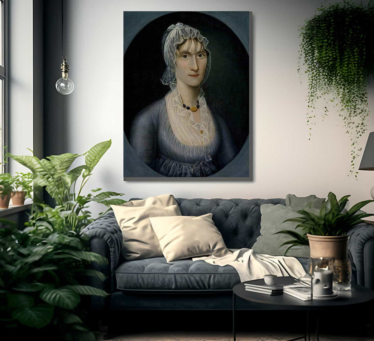 Mrs Barbara Baker Murphy 1810 By Joshua Johnson Fine Art Print
