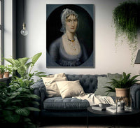 Mrs Barbara Baker Murphy 1810 By Joshua Johnson Fine Art Print