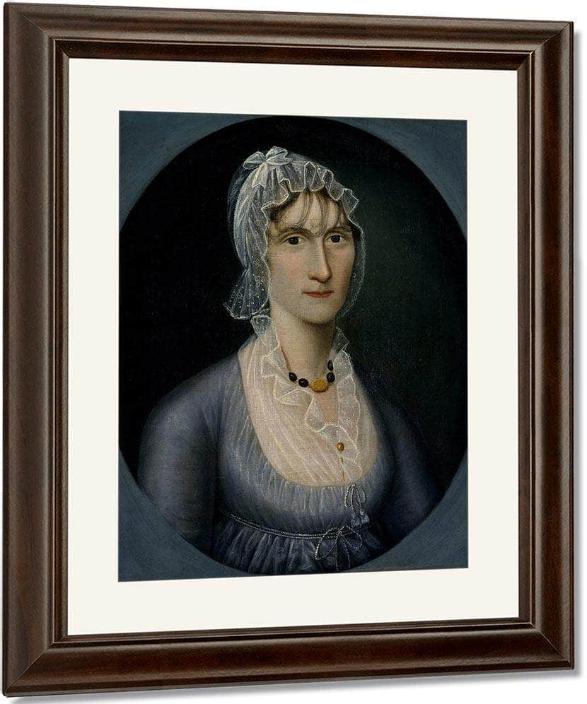 Mrs Barbara Baker Murphy 1810 By Joshua Johnson Fine Art Print