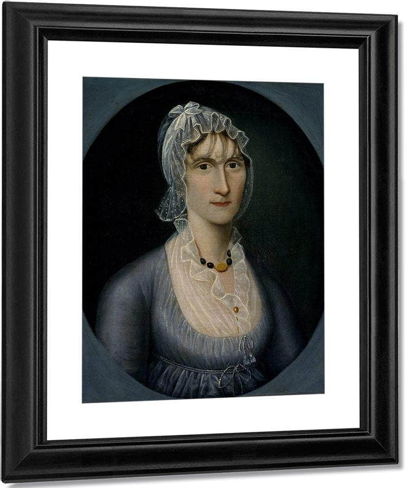 Mrs Barbara Baker Murphy 1810 By Joshua Johnson Fine Art Print