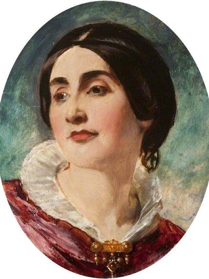 Mrs Caroline Norton, Lady Stirling Maxwell By William Etty Fine Art Print